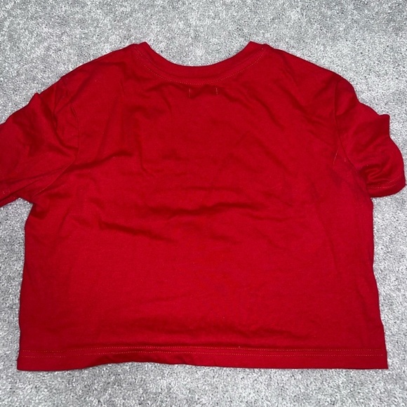 Santa Baby Red Crop Top - Picture 2 of 3